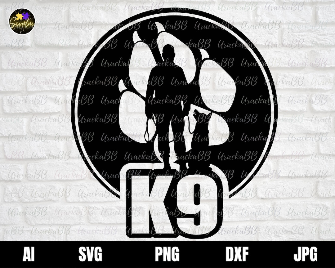 K9 Dog Svg, K9 Svg, K9 Police Dog Svg, K9 Police Dog Silhouette, K9