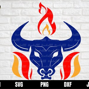 Angry Bull svg, Bull SVG, Bull Clipart, Bull Cut Files For Silhouette, Instant Download, Svg, Png, AI, Dxf