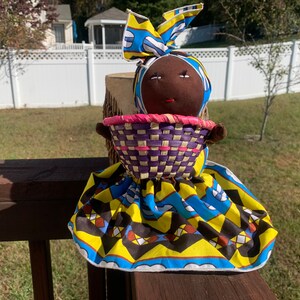 Handcrafted Xzhortik African/Ankara Doll