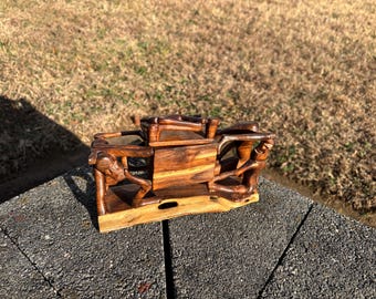マコンデ彫刻 - アフリカの伝統的な手彫りの黒檀 - 彫刻 - Etsy 日本