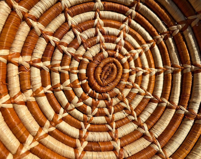 Rwandan Agaseke Hand Coiled Bowl Basket/home /wall /table Decor - Etsy