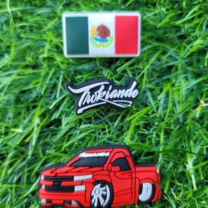 Mexican Trokiando Truck Shoe Charm Set