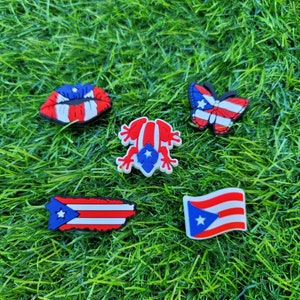 Puerto Rico Boricua Charm Set