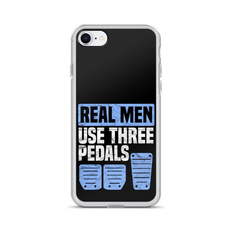 Real Men Use Three Pedals Phone Casecar Phone Casecustom Etsy