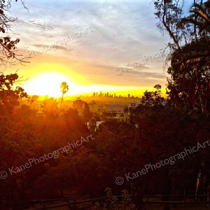 LOS ANGELES, CA - Downtown Los Angeles - Sunrise - Runyon Canyon - California Hikes - Landscape - Photography - Wall Art - Wall Decor