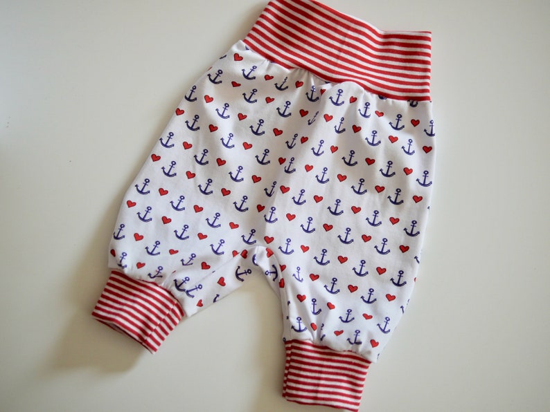 pants pluder pants romper pants ANKER size 6268 maritime baby pants