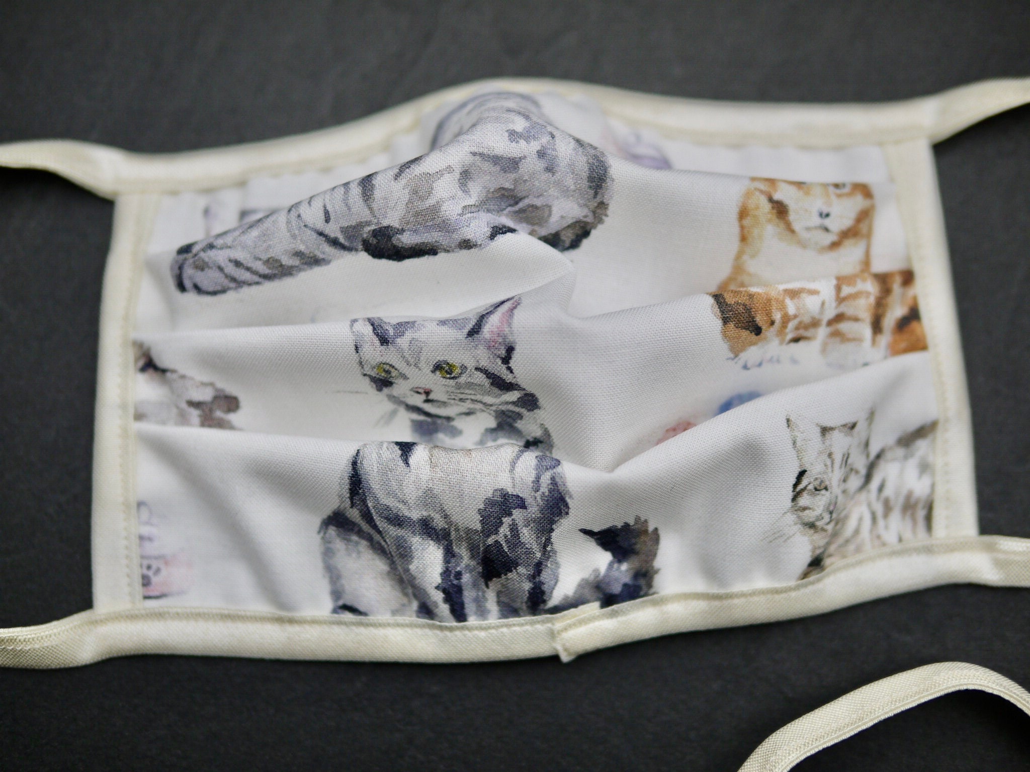 Original mouth nose mask HUND CAT cotton handmade Etsy