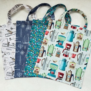 Fabric bag, shopping bag, fabric bag, shopping bag made of cotton fabric, various designs, sustainable shopping, carrier bag