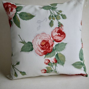 40 x 40 cm cushion cover ROSES or plain rosé, rose cushion, cushion combination, decorative cushion floral, cushion roses Rosen