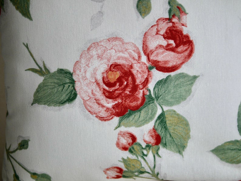 40 x 40 cm cushion cover ROSES or plain rosé, rose cushion, cushion combination, decorative cushion floral, cushion roses image 4