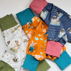Baby jersey pants, romper pants, bloomers, harem pants, gift for birth, jersey pants, baby pants girls baby clothes boys size 62/68