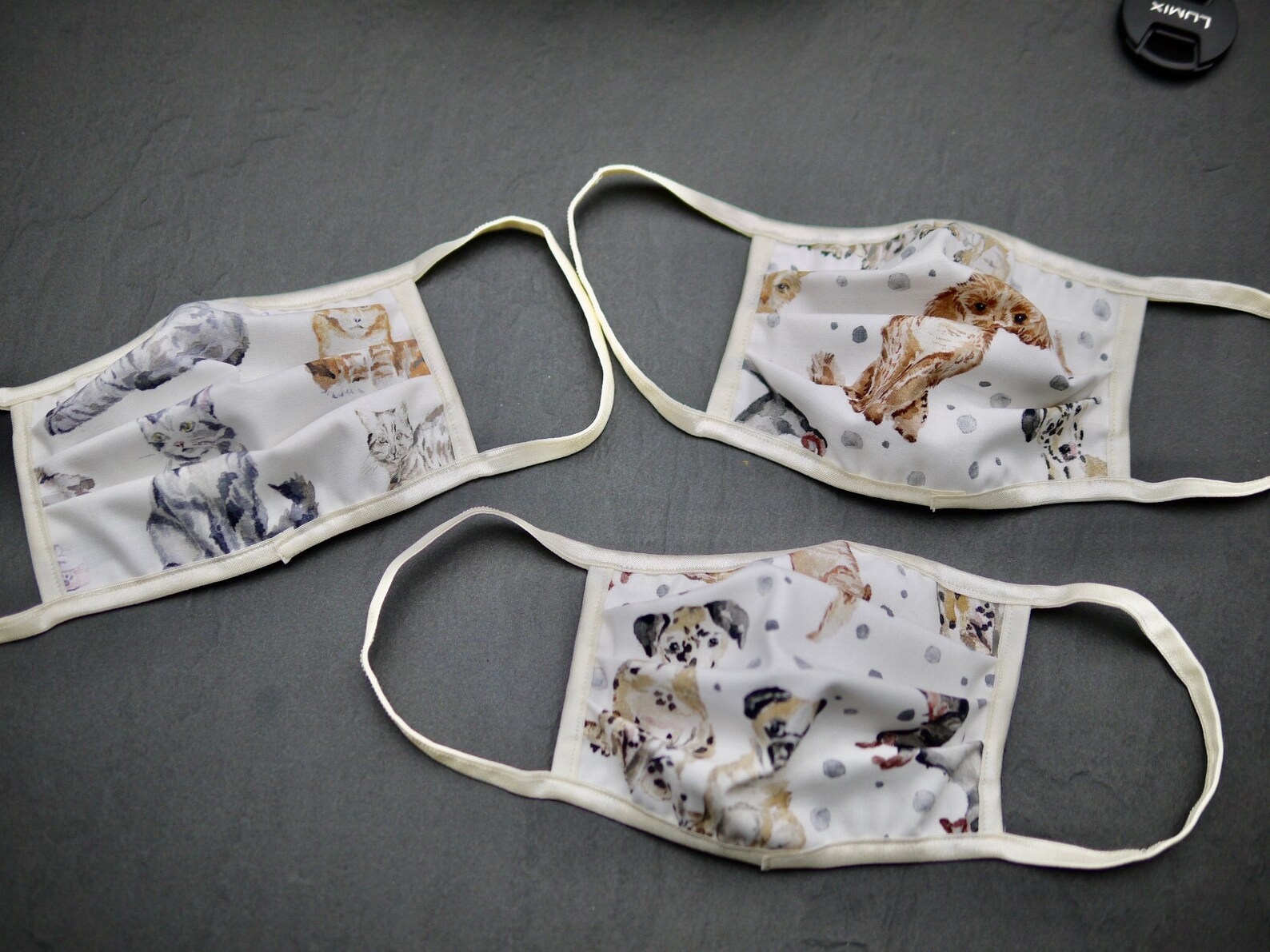 Original mouth nose mask HUND CAT cotton handmade Etsy