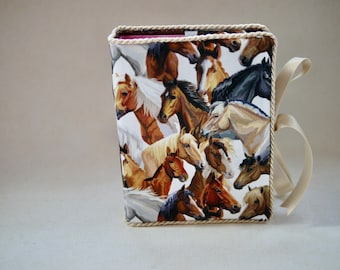 small photo album horses, photo album for 100 pictures 10 x 15 cm, horse book, photo book horse, gift