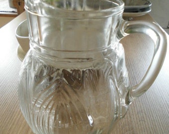 Vintage GLASKRUG / Wasserkrug,Haribo Aufschrift