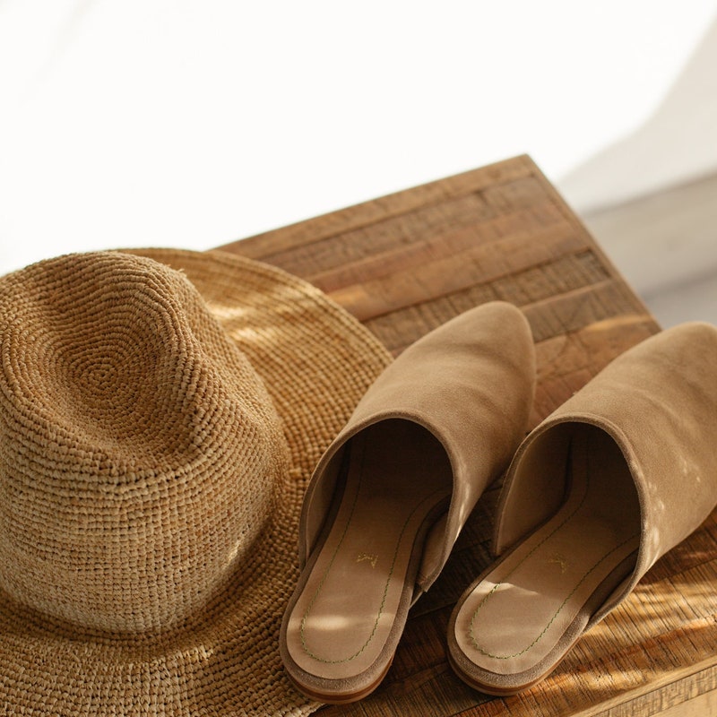 colorful mules shoes