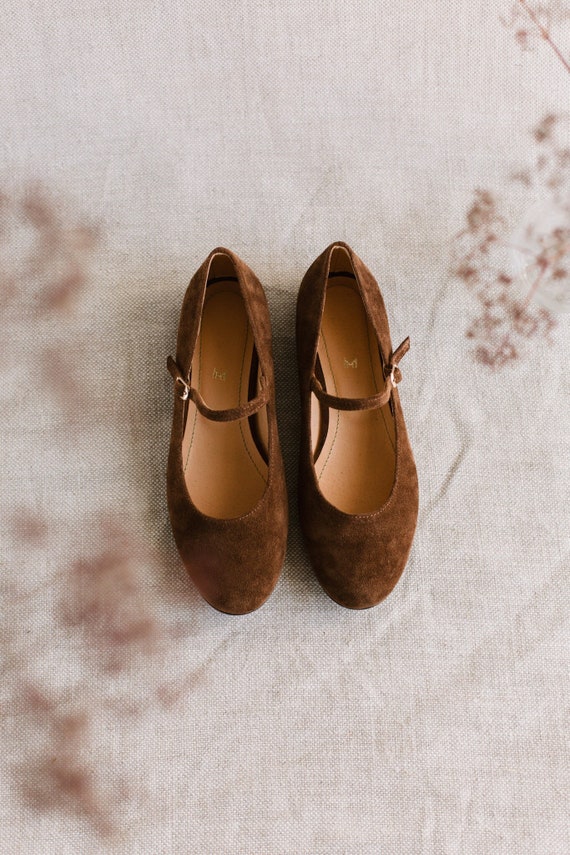 Mary Jane Chaussures à Talon Bas Pour Femme | Chaussures Décontractées En Cuir Verni Avec Boucle à Talon Bas Mary Janes – Chaussures Habillées Et Décontractées En Mousse à Mémoire De Forme