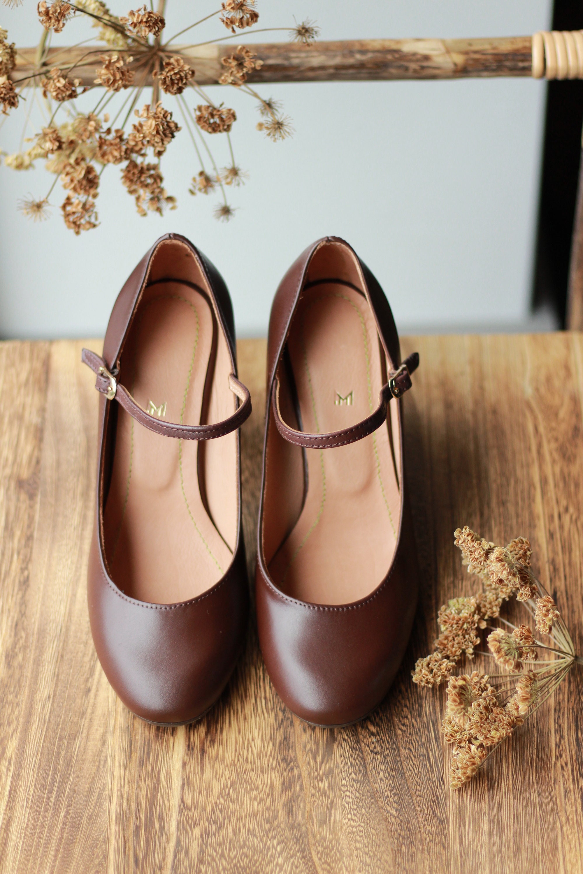 Ribbon Classical Mary Jane Shoes - Chocolate Brown[2026年3月上旬-3月下旬発送予定] main image 1