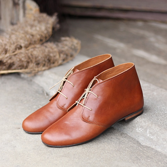 Cognac clearance brown booties