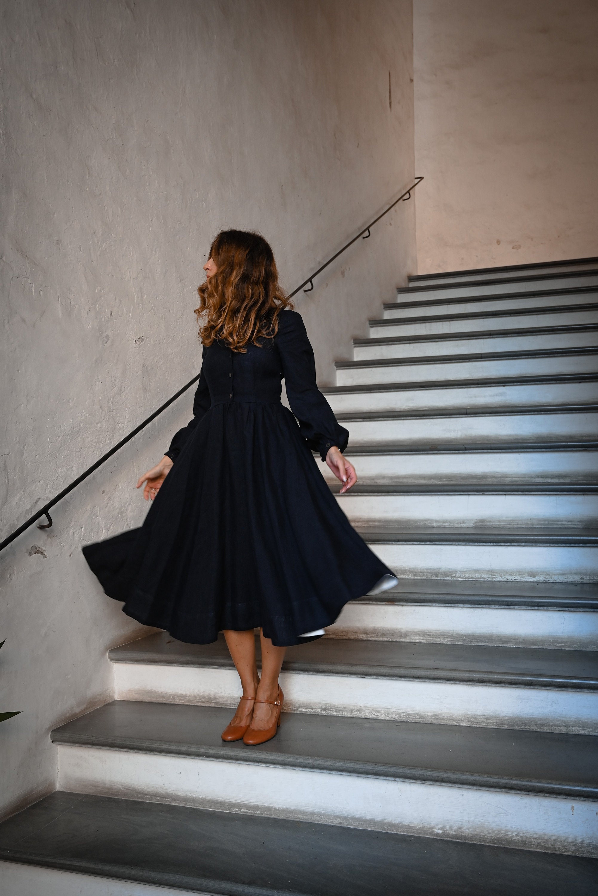 being mary jane black dress Handmade Cognac Brown Leather Heels: Retro Vintage Style go out frequently Size:X Small (2-4) Black Designer Dress for Rewards 30% Off November NH