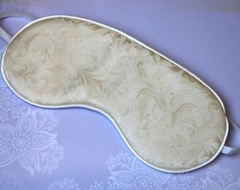 Schlafmaske creme Elegance