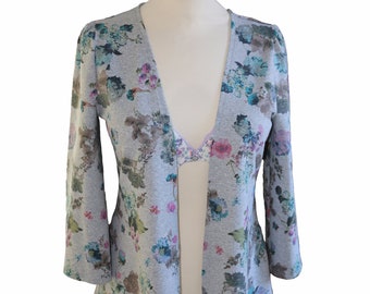 Jacket "Catriona" MissDarcy® grey Roses Size S