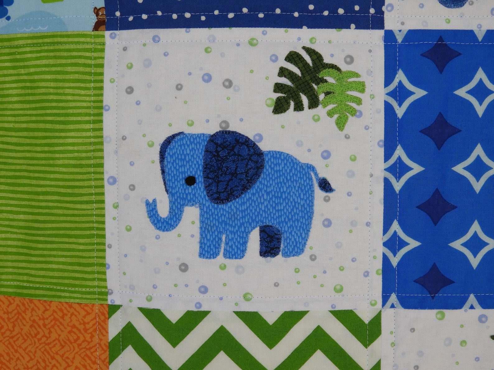 Jungle Baby Quilt/handmade Baby Quilt/jungle Baby Etsy