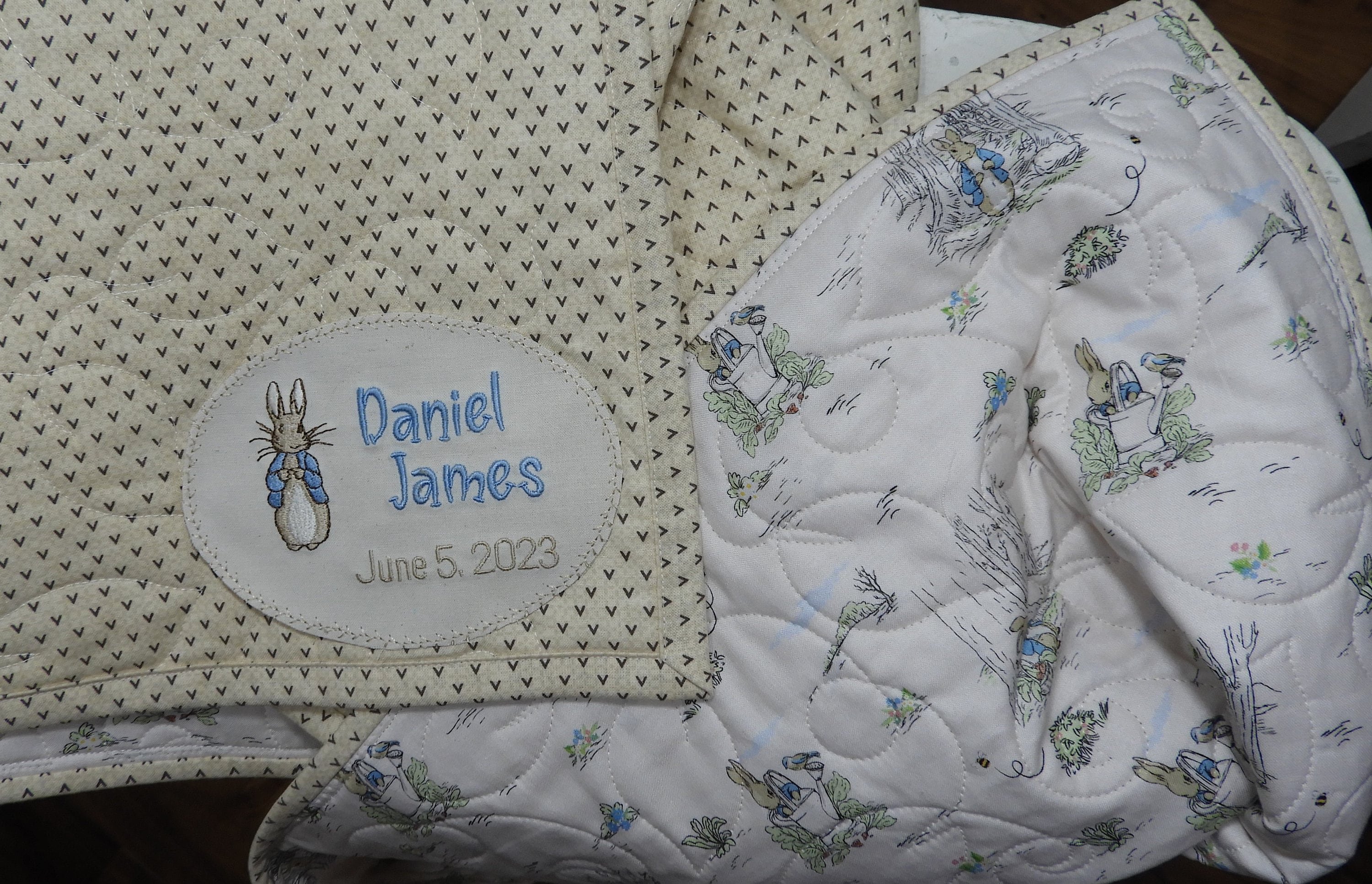 Peter Rabbit Quilt/rabbit Baby Quilt/peter Rabbit Nursery/bunny
