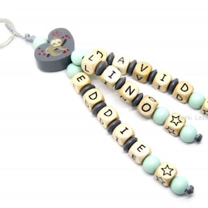 Personalized keychain, keychain, personalized keyring, keychain