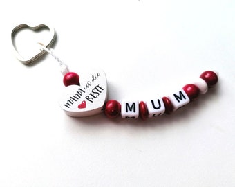 Keychain personalized Keychain Mom Name Personalized Keychain Bag Charm