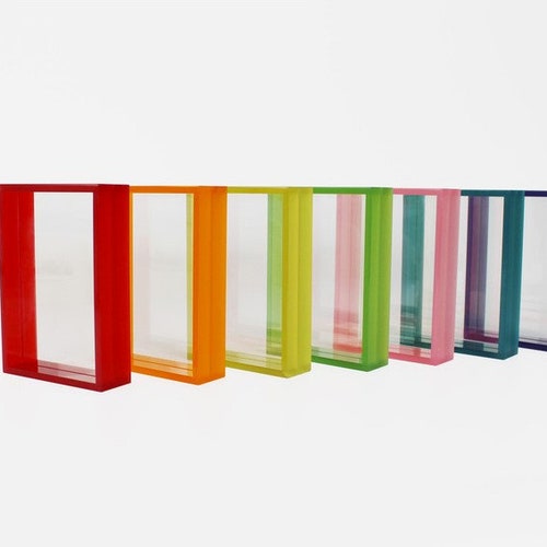 Neon Acrylic Picture Frame Etsy