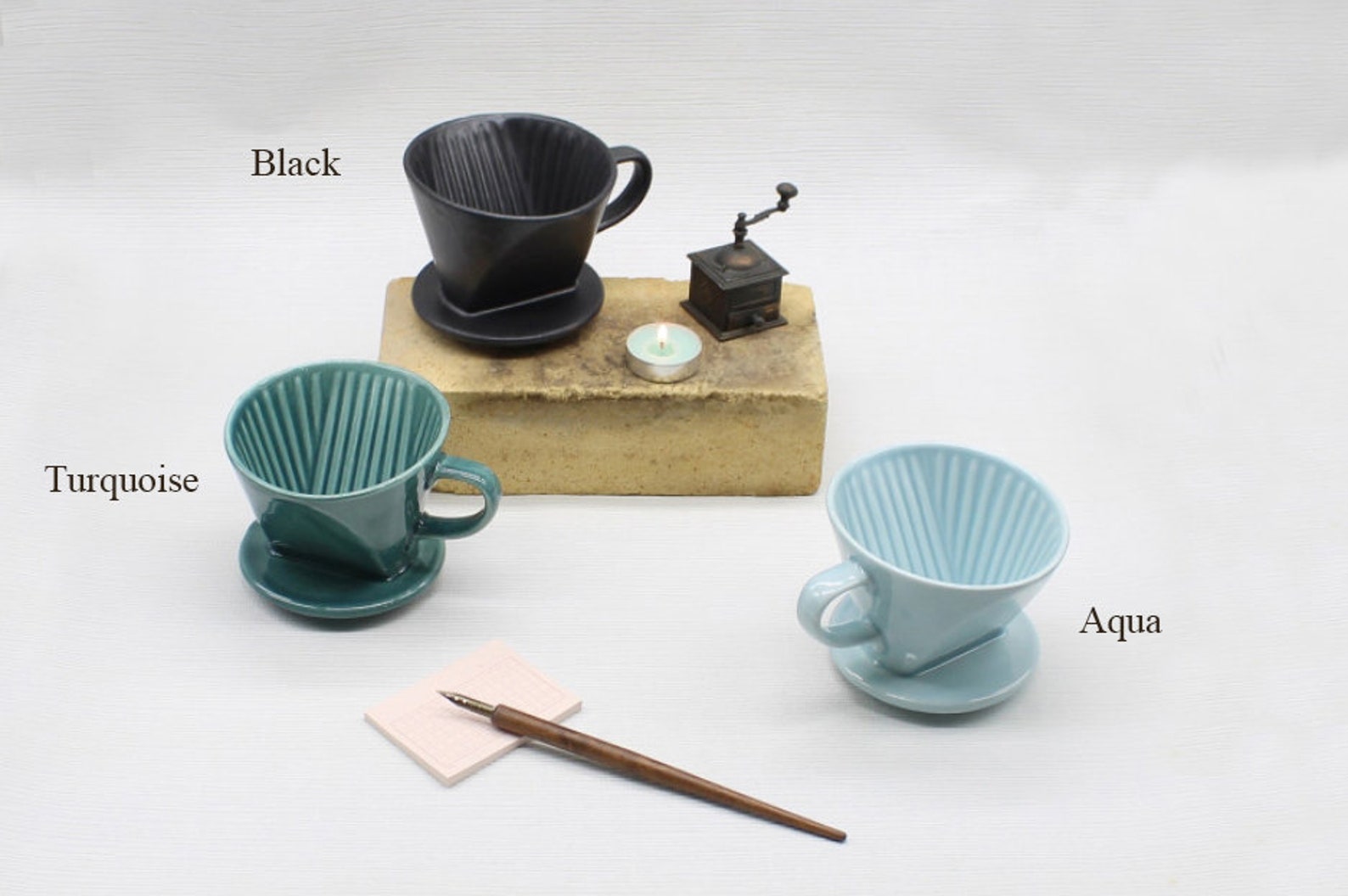 Ceramic Pour Over Coffee Dripper Etsy