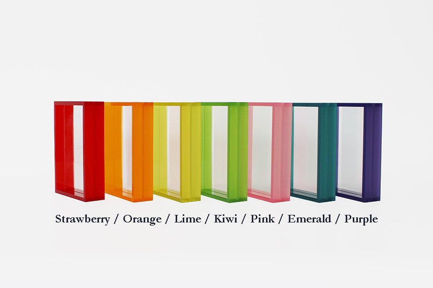 Acrylic Photo Frame Clear Panel Picture Frame 4 x 6 inches Etsy