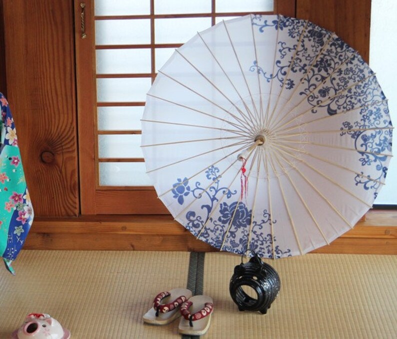 Japanese Umbrella Sun Parasol Traditional Kasa Etsy