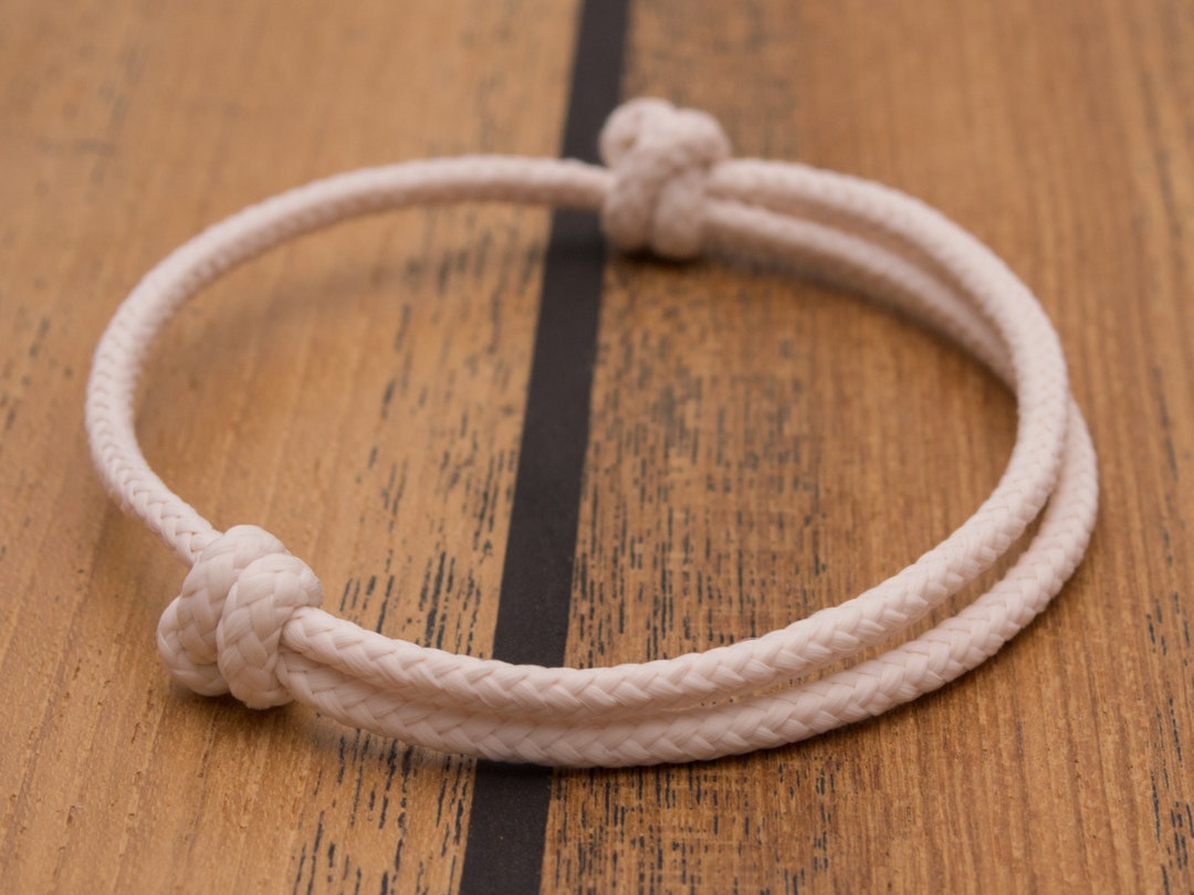Maritimes Armband Cream Beige Etsy.de