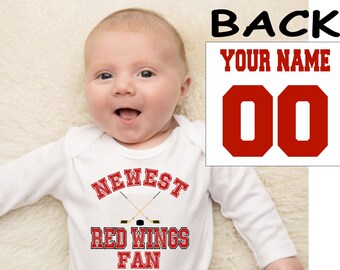 red wings baby clothes
