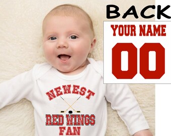 infant red wings jersey