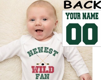 Minnesota Wild Baby Etsy