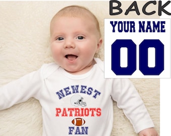 personalized patriots jersey baby