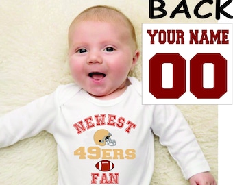 custom baby 49ers jersey