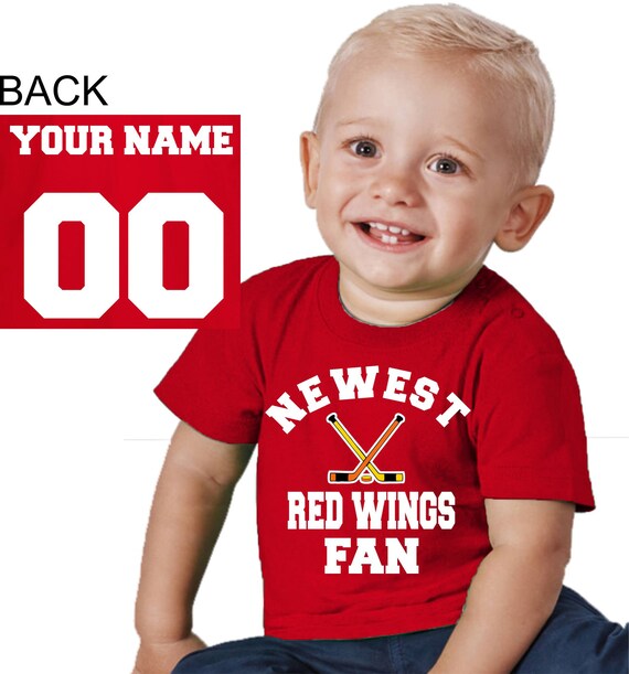 custom red wings shirt