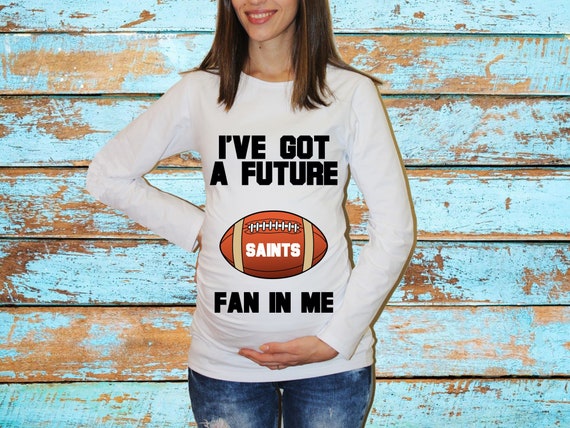 Saints Fan Maternity Shirt Pregnancy Shirt Pregnancy 