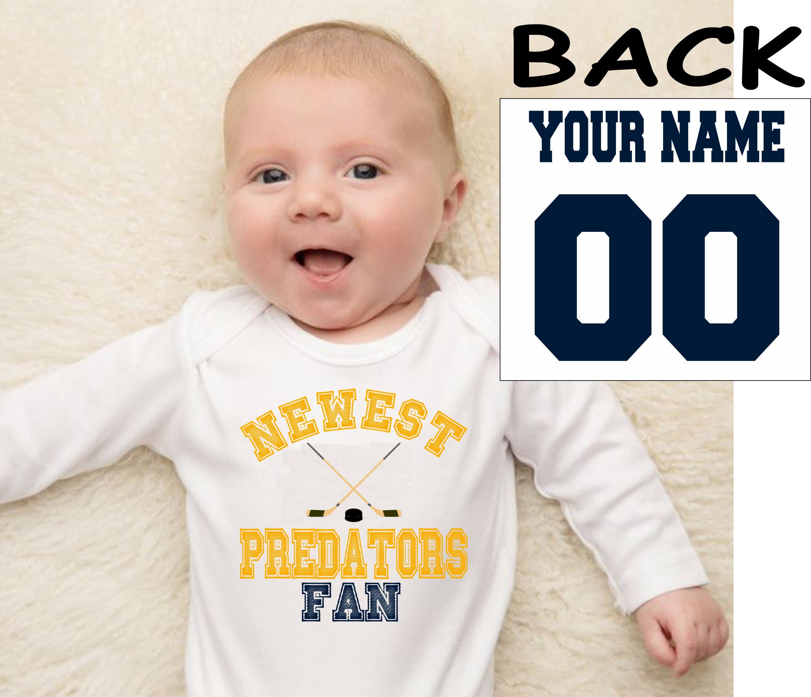 Nashville Predators Onesie  Adult NHL Onesies for Men & Women