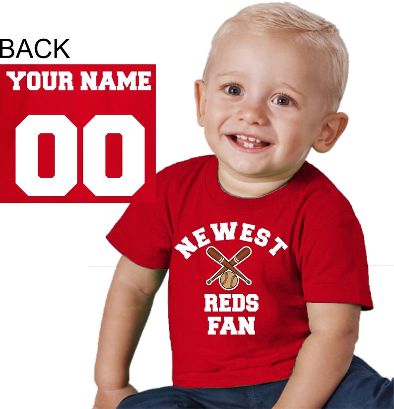 personalized reds t shirt