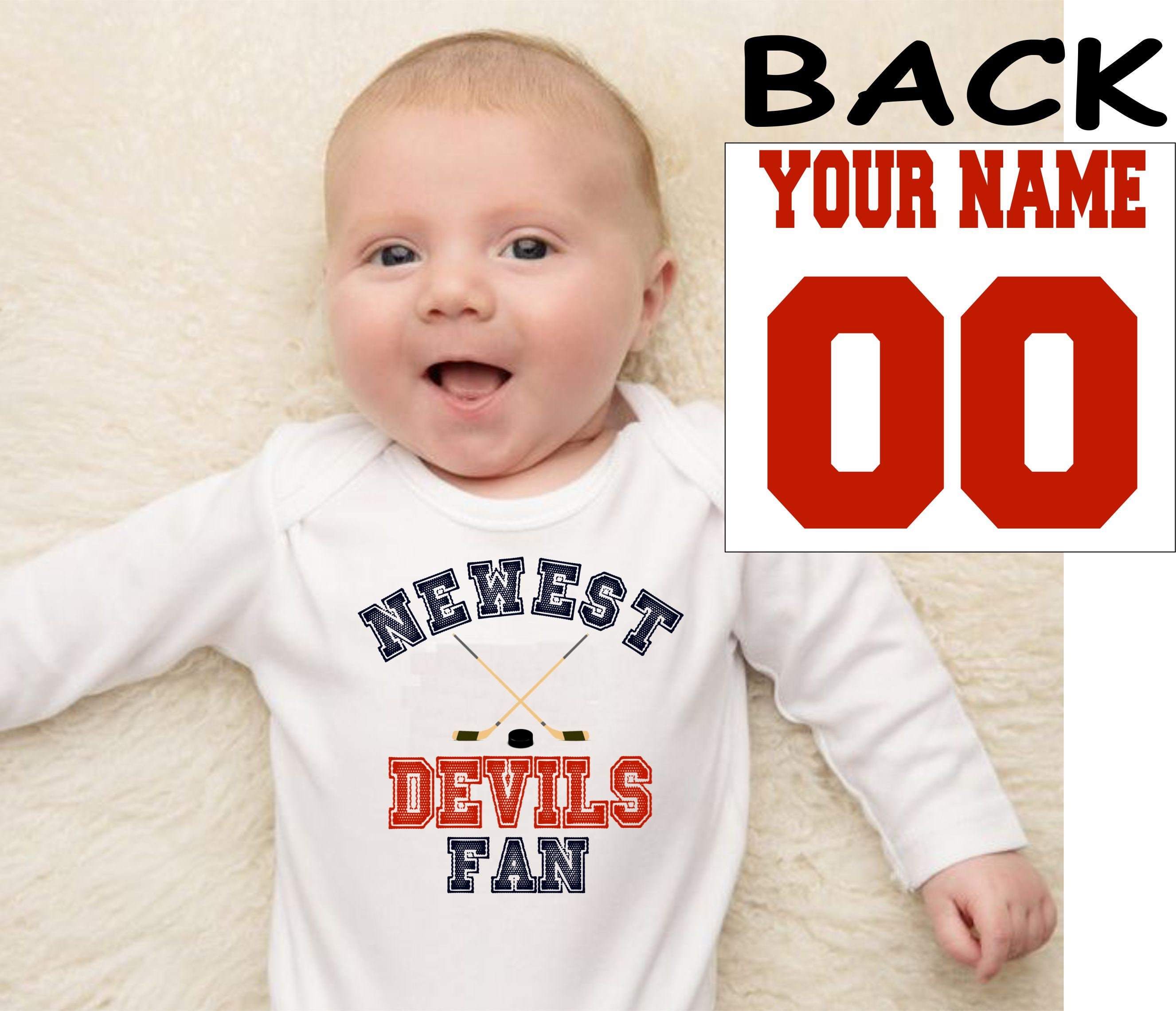 New Jersey Devils Baby Onesies for Sale - Fine Art America