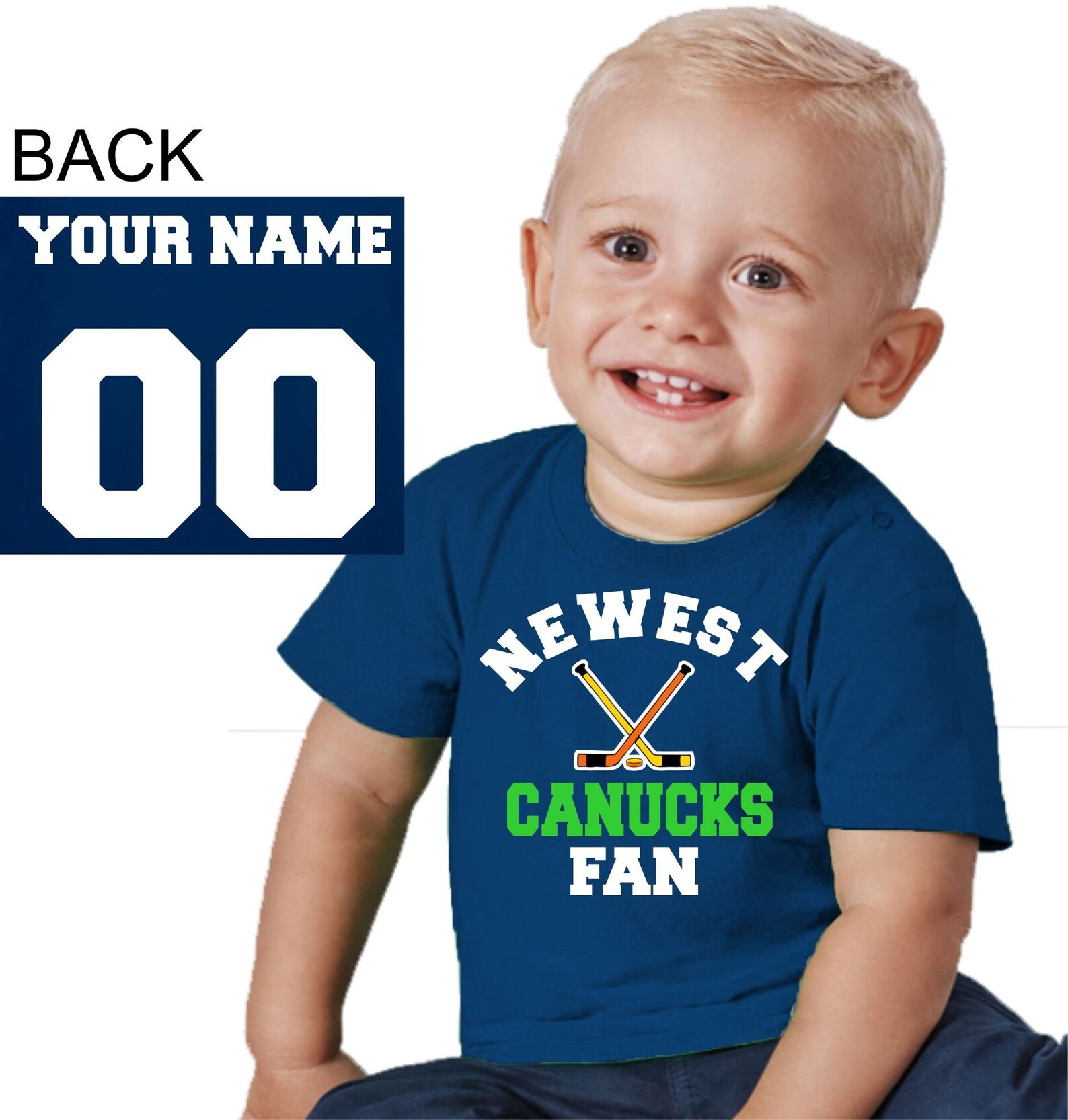Canucks Baby Shirt Infant Tshirt Sport Customized Etsy