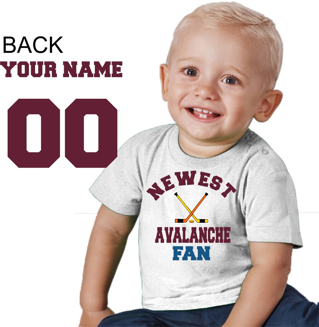 Avalanche Baby Shirt Infant Tshirt Sport Customized Etsy