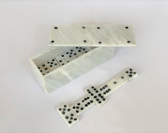 Domino-Set made of Onyx Marble