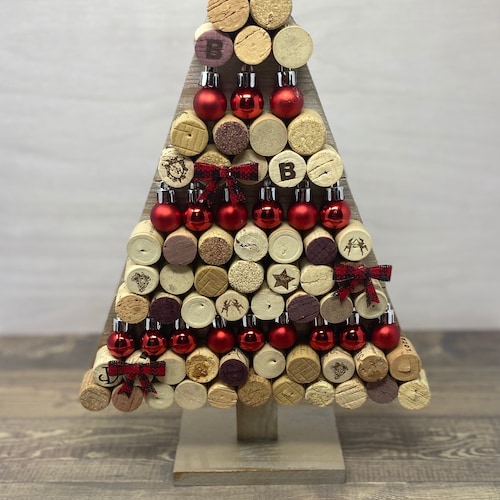 Small Wine Cork Christmas Tree Etsy
