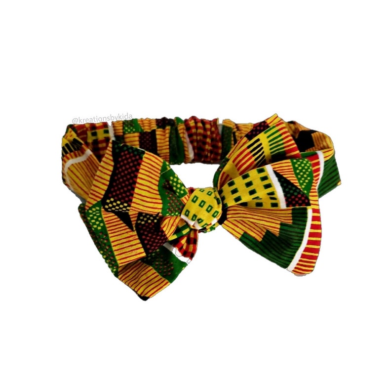 african print gift for her Kente pre tied head wrap black history month dress scarf ankara hair wrap ethnic head wrap for baby and girls