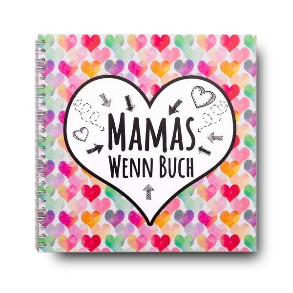 Wenn Buch für Mama - handgemachtes Geschenk zum Muttertag Geburtstag Weihnachten